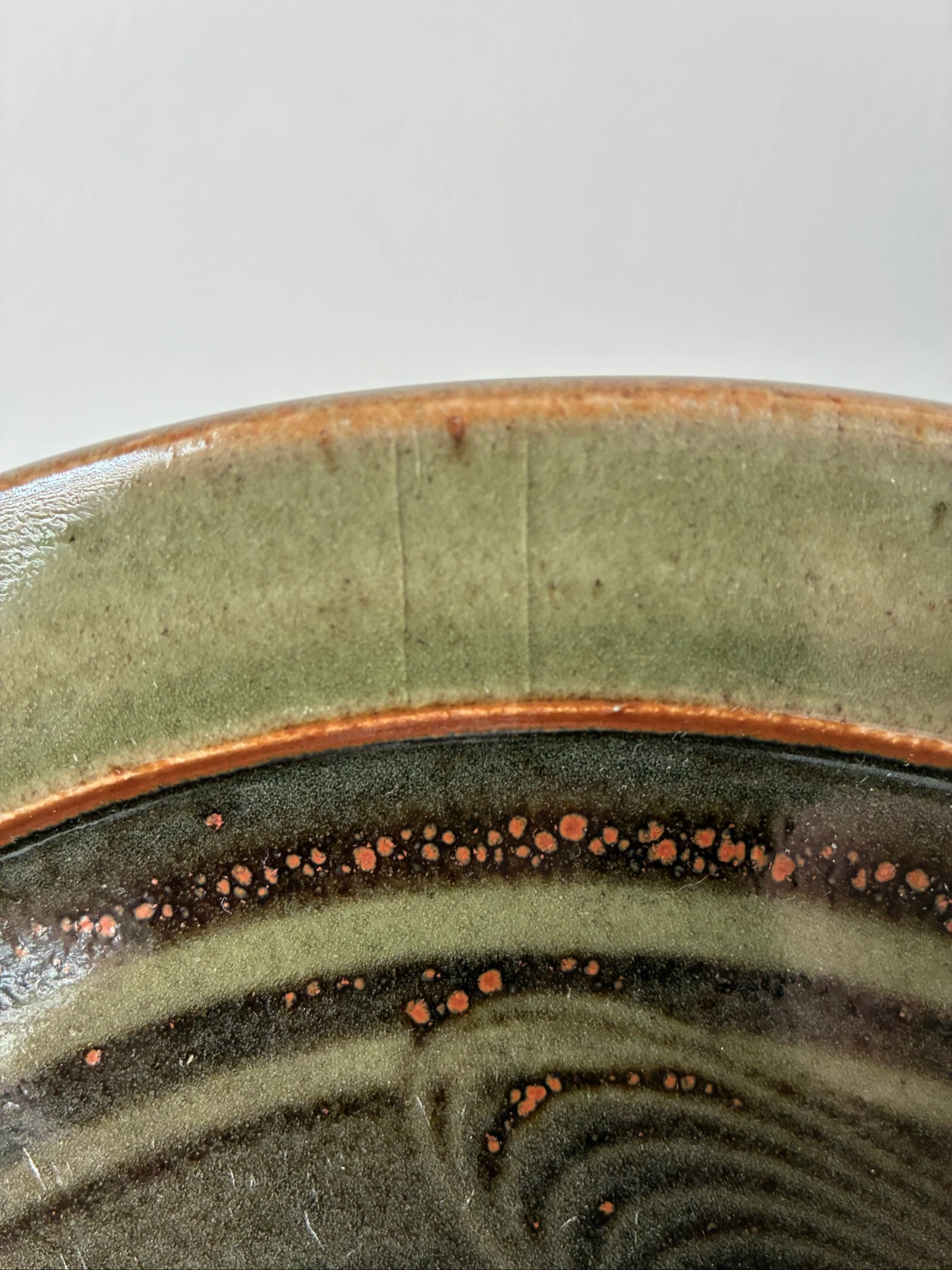 Vintage Studio Pottery Keramiek Service - 4 pièces - Vert/Brun – photo 7